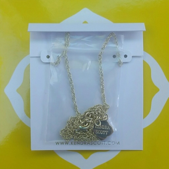 Kendra Scott Kiri necklace in slate gold 14K plated BRAND NEW - Picture 2 of 4